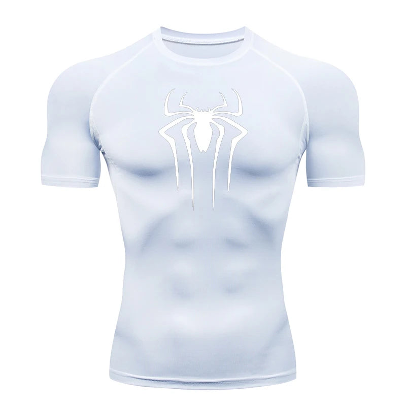 2024 Compression T Shirt Men Short Sleeve Sport Tees Fitness Running Sportsear Men Gym Elastic Quick Dry Jogging T-shirt Tops