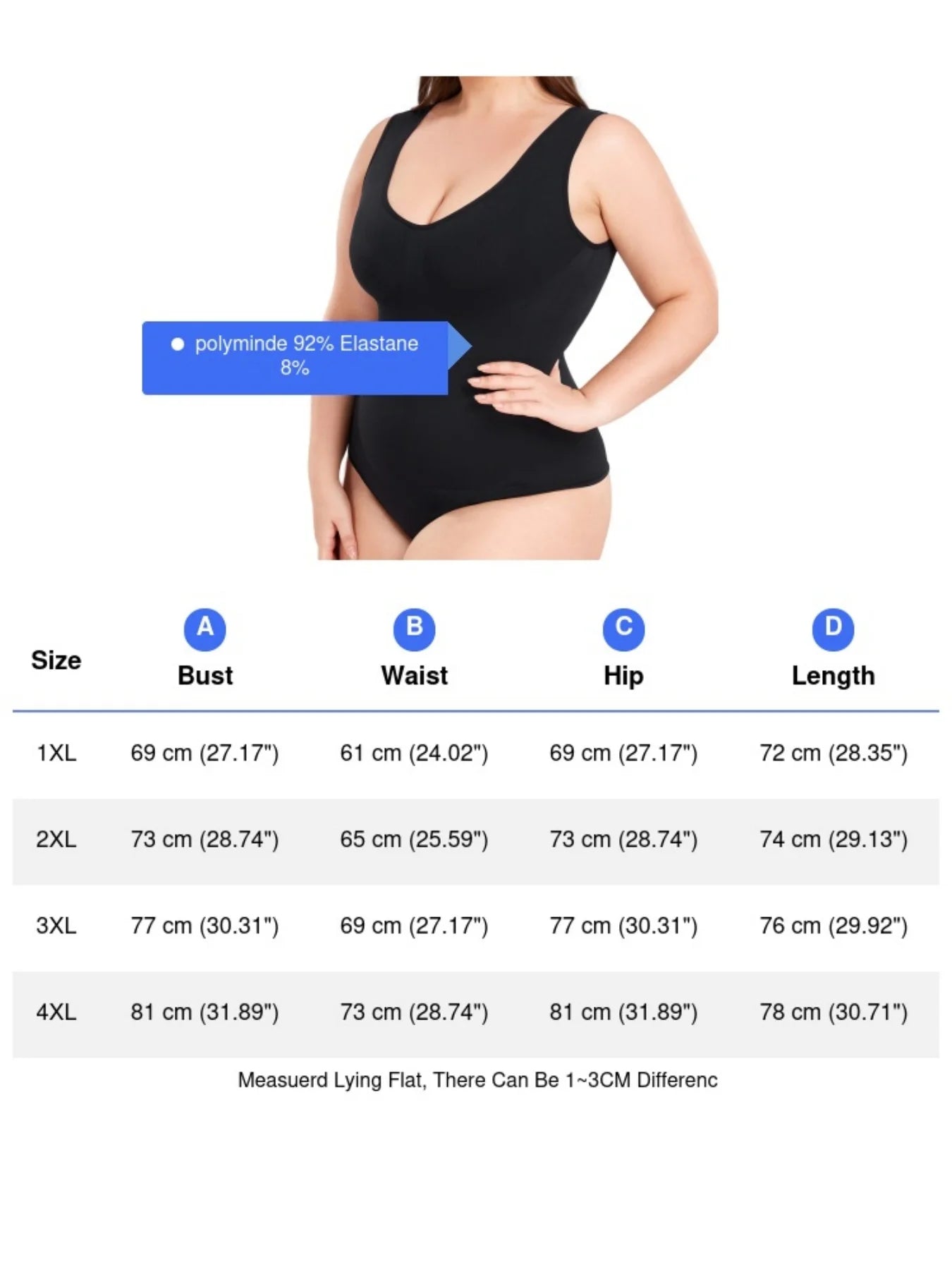 Plus-Size Seamless One-Piece Shapewear for Women: Tummy Control, Butt Lifting, and Shaping Bodysuit