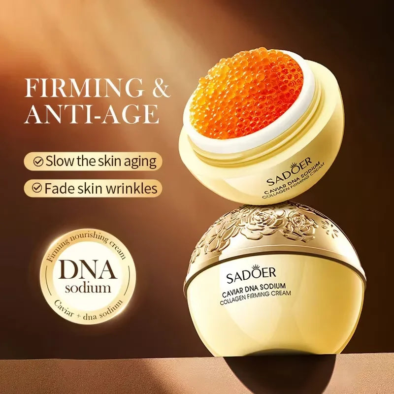 Anti-Wrinkle Face Cream Collagen Pearl Firming Lift Fade Fine Lines Caviar Moisturizing Smooth Brighten Korean Skin Care Product