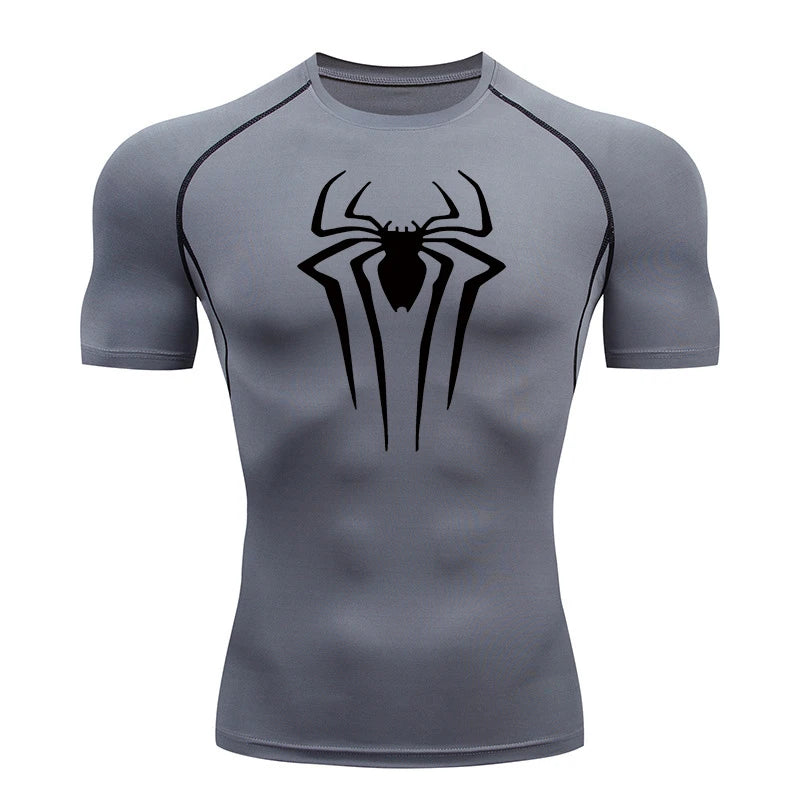 2024 Compression T Shirt Men Short Sleeve Sport Tees Fitness Running Sportsear Men Gym Elastic Quick Dry Jogging T-shirt Tops