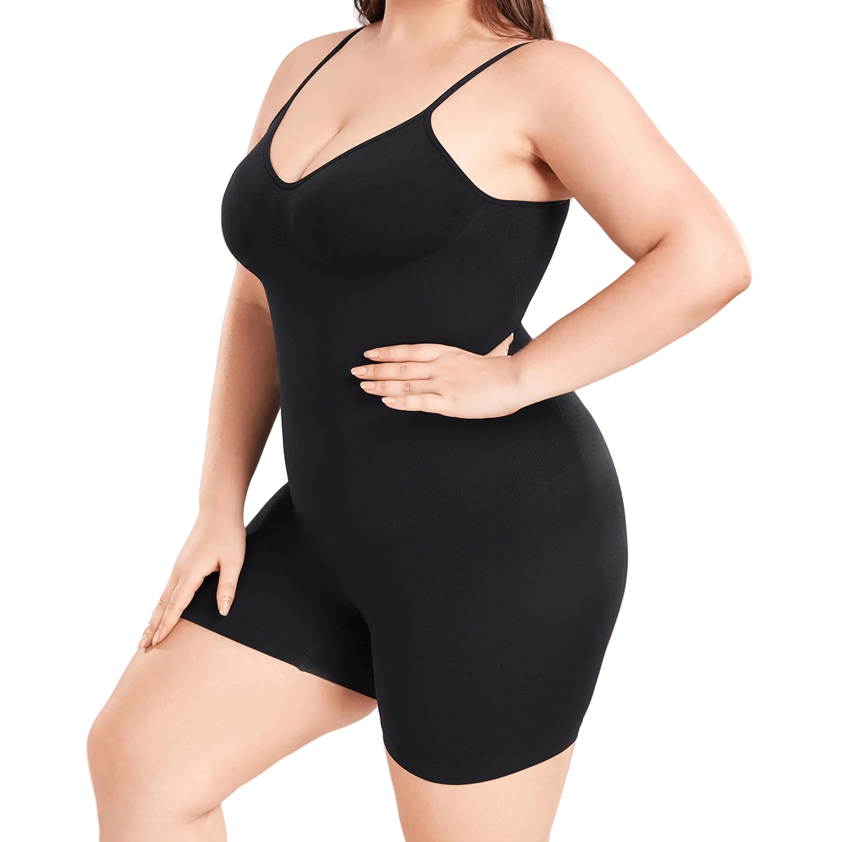Plus-Size Seamless One-Piece Shapewear for Women: Tummy Control, Butt Lifting, and Shaping Bodysuit