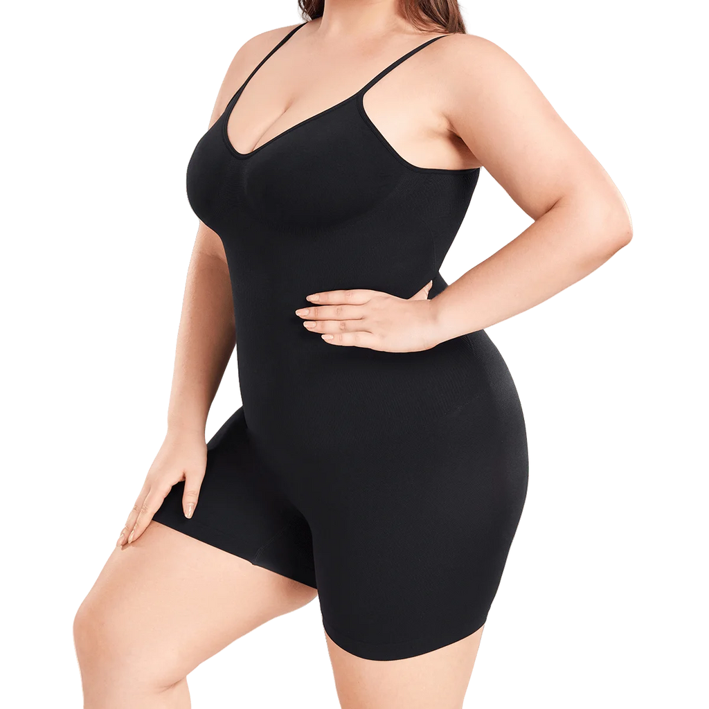 Plus-Size Seamless One-Piece Shapewear for Women: Tummy Control, Butt Lifting, and Shaping Bodysuit