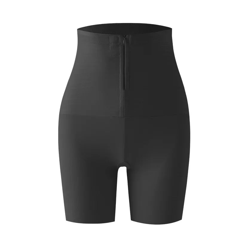 High-waisted Buttoned Zipper Hip-lifted Belly Pants Postpartum Contouring Show Slim Belly Tucking Tummy Boxer Panties Shapers