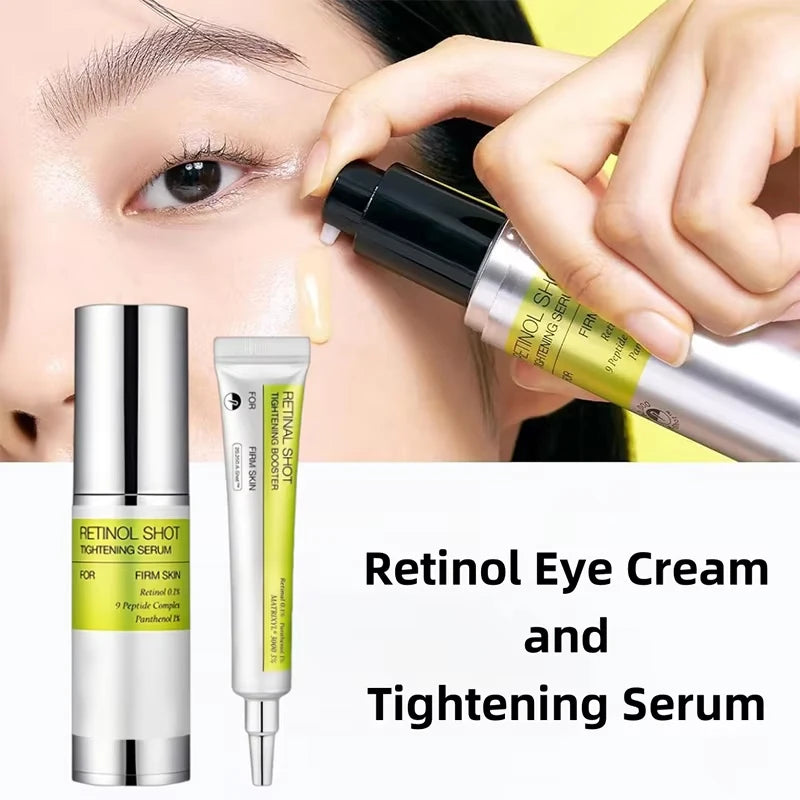 Korean Retinol Wrinkle Remover Cream Shot Tightening Firming Fine Line Enhancer Moisturizing Pore Shrinking Serum Face Skin Care